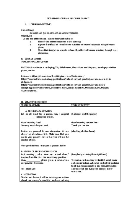 grade 7 science lessons 1st quarter